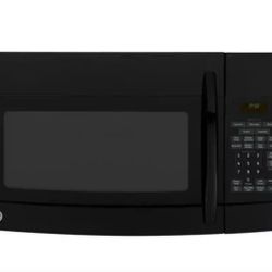 GE 1.7-cu ft 1000-Watt Over-the-Range Microwave with Sensor Cooking (Black)