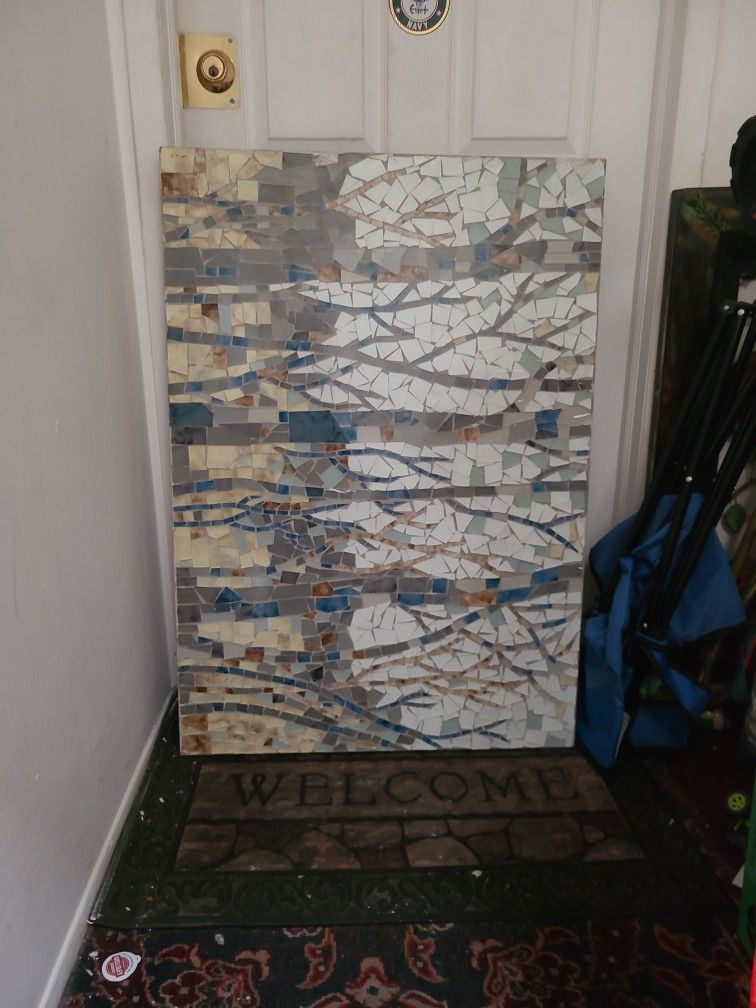 Wall Art With Real Stone