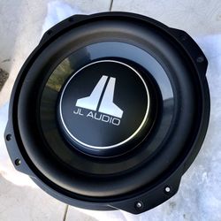 JL Audio 10TW3-D4 Shallow-mount 10" subwoofer with dual 4-ohm voice coils