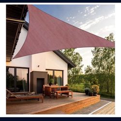 Triangle Sun Shade Sail 16'x 16'x 20'Canopy UV 