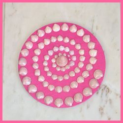 Seashell art wall hanging home decor