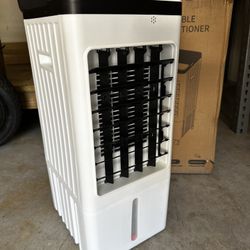 Portable Air Conditioner, 3-IN-1 Evaporative Air Cooler w/3.2Gal Tank, 4 Modes & 3 Speeds, 12H Timer