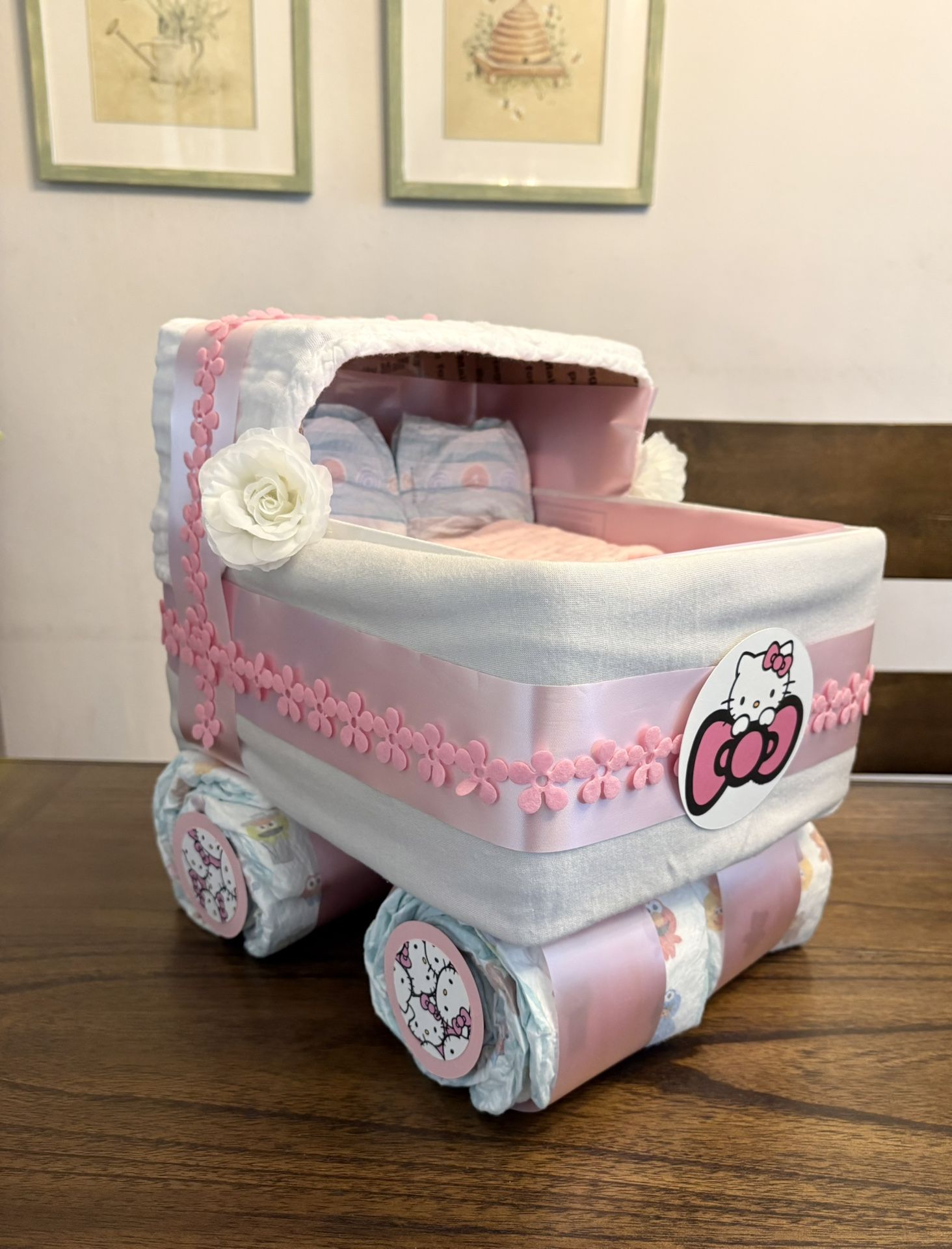 New Hello Kitty Diaper Buggy