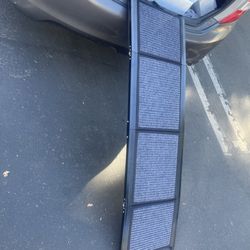 Foldable Dog Ramp With Non-slip Rug Surface, 