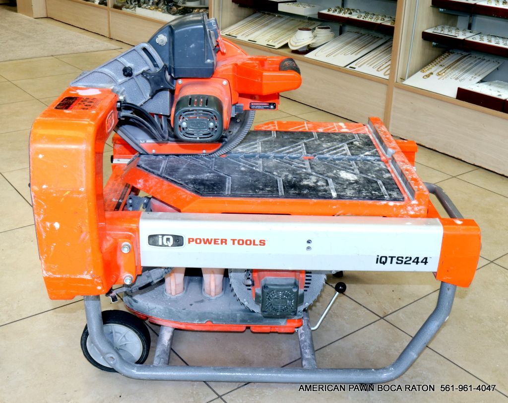 IQ Power Tools iQTS244 10" Dry Cut Tile Saw with Integrated Dust Containment