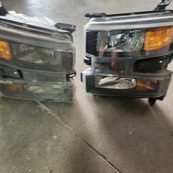 2019 2020 2021 2022 Chevrolet Silverado Headlights Part