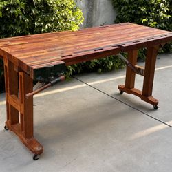 Vintage Custom Workbench - Made by Aviation Engineer