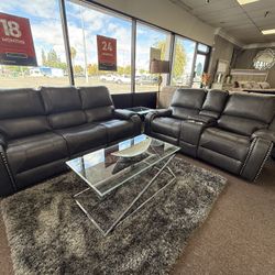 2 PC SOFA AND LOVESEAT 