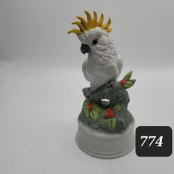 Ceramic White Parrot 