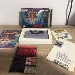 Lagoon (Super Nintendo SNES) Complete in Box CIB
