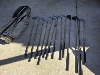 Tour Craft Gold Clubs & Balls