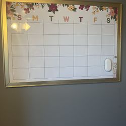 Dry Erase board calendar
