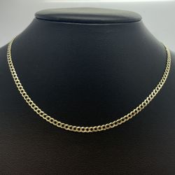 Gold Cuban Chain 14K  New 
