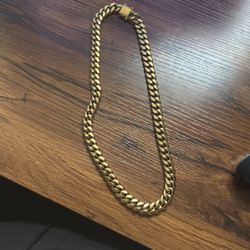 18k Plated Cuban Choker Chain