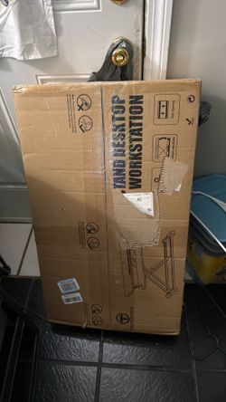 Standing desktop workstations