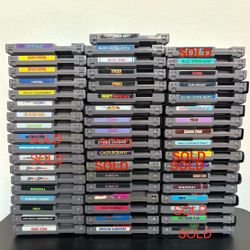 READ POST- 44 Original Nintendo (NES) Games-READ POST