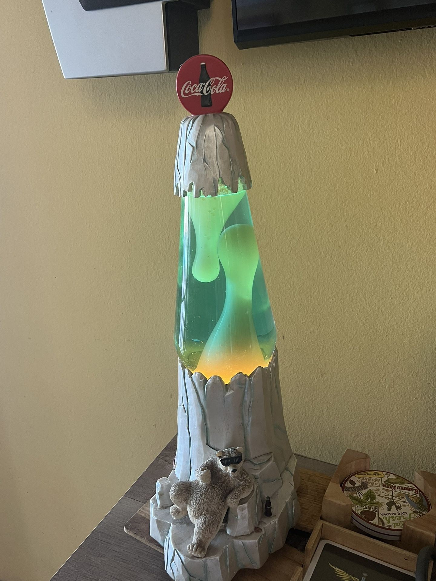 Vintage Coca Cola Lava Lamp