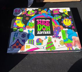 Nee Doh Advent Calendar 24 Days of Surprises Christmas NEW