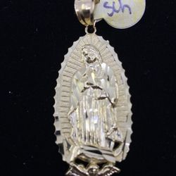 $625 Yellow Gold Virgin Mary Charm