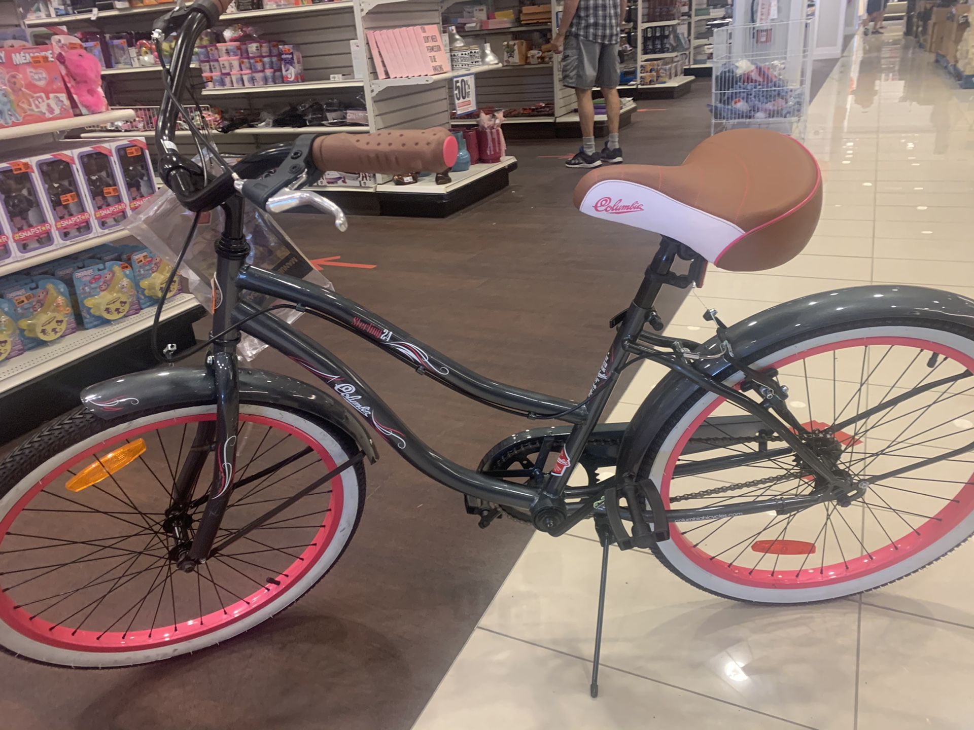Brand new pink bike