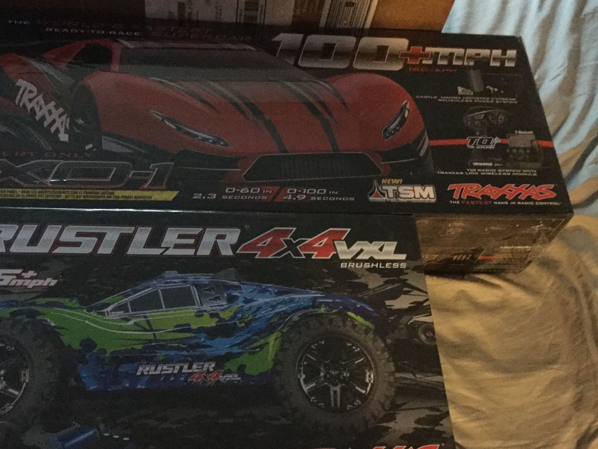 Selling a Brand New Traxxas XO-1 (box never opened) with an extra Corvette Body that has been take out of the package but never painted