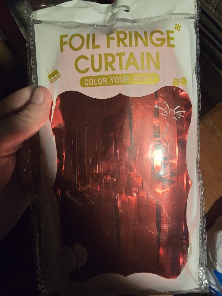 Foil Fringe Party Curtain