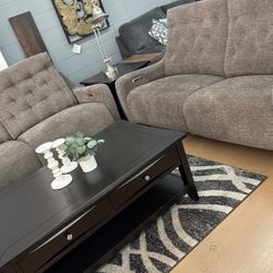 DISPLAY PRICE! Power Sofa & Loveseat!!  