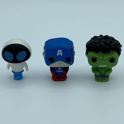 Mini Eve, Hulk, Captain America Lot 