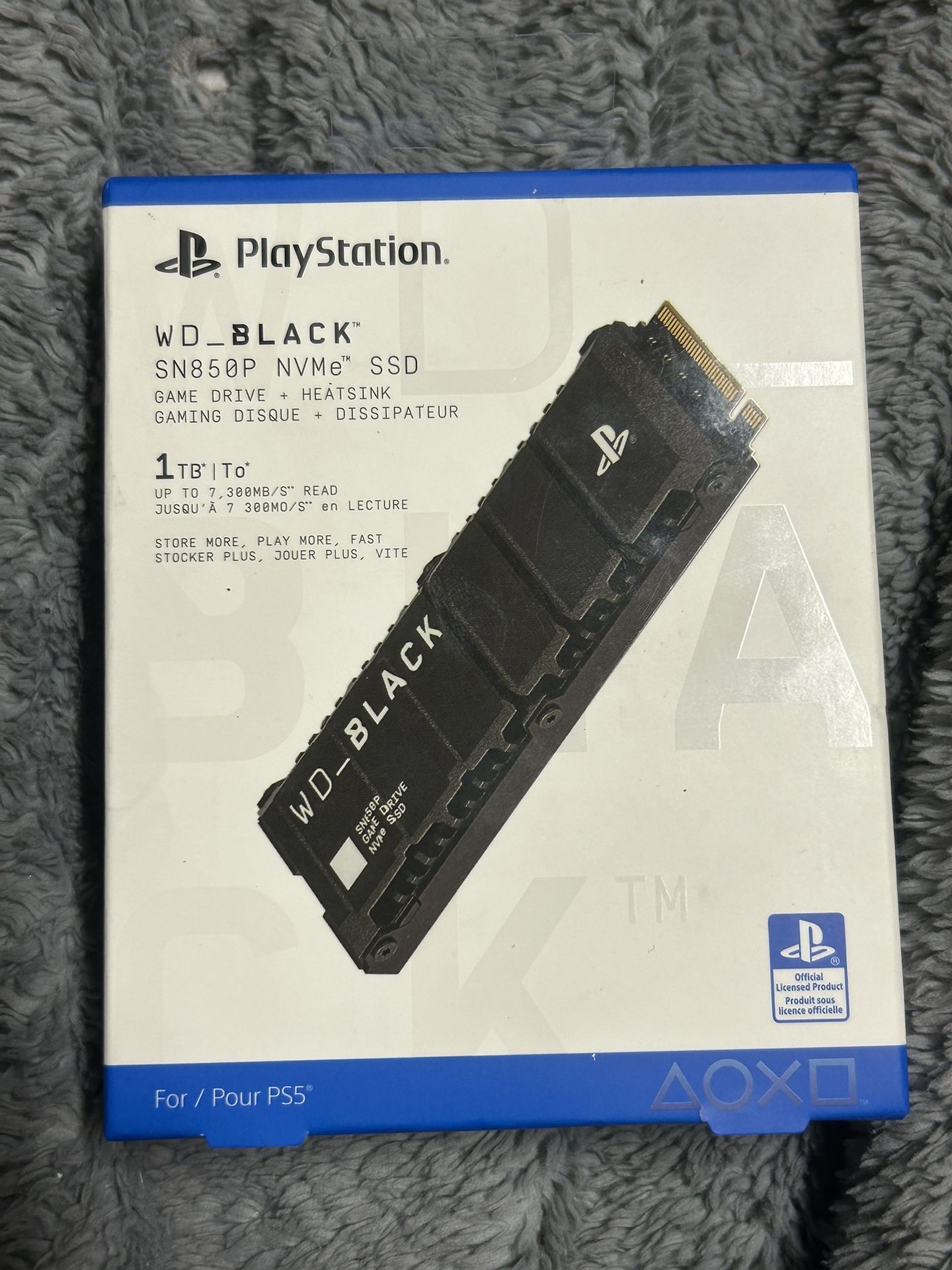 PlayStation 1TB WD_Black SN850P NVMe SSD Game Drive
