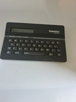 vintage Franklin Computer Spelling Ace is a collectible handheld electronic spelling corrector