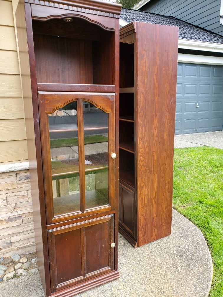 Free Media Cabinet or Bookshelves