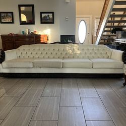 Vintage 108” 4 Cushion Sofa Good Condition!