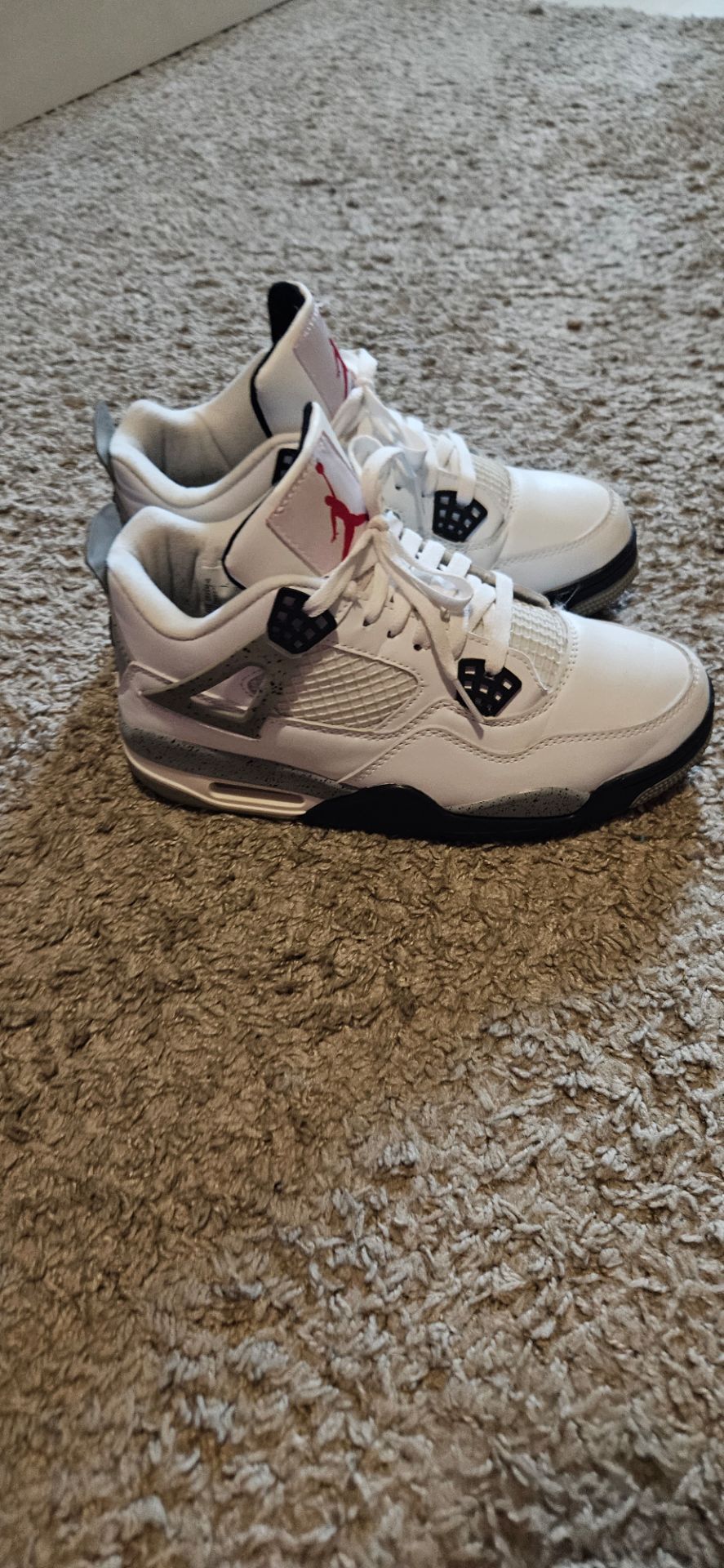 Men US 7/ Women's 9 Jordan 4 cements