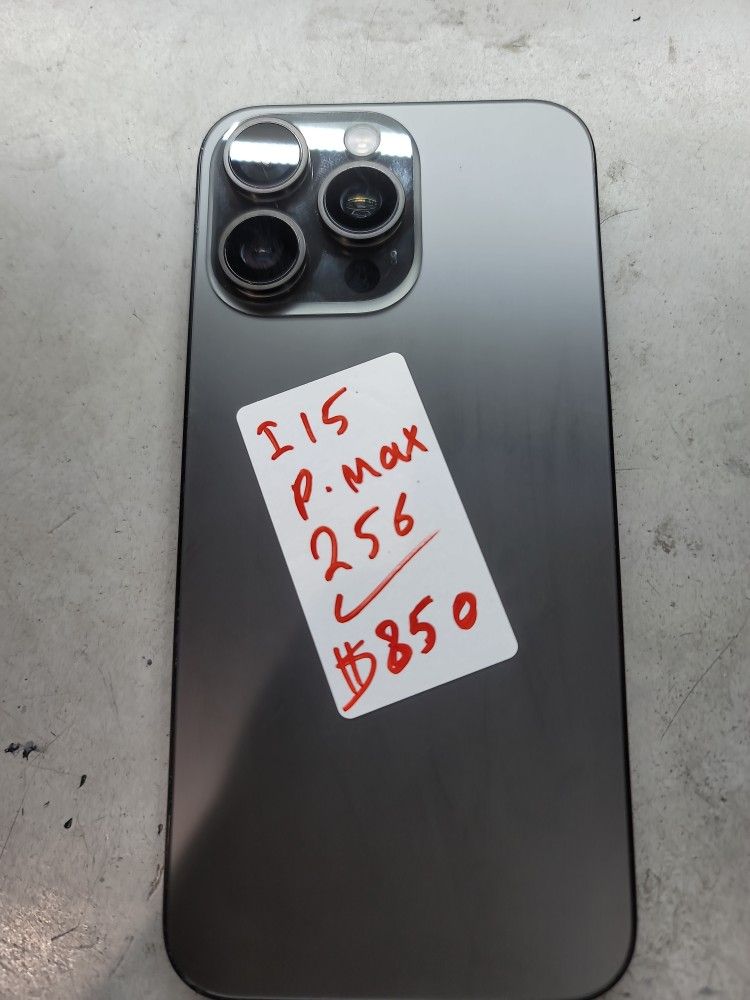 Iphone 15 Pro Max 256gb, Unlocked