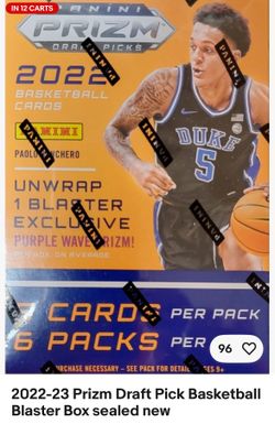 Cheaper Than In Stores 2022 Prizm Basketball dp HOBBY Blaster Box Sold In Stores $34.98 +tx My Price $17 Ea 
