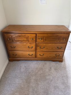 6 Drawer Oak Dresser