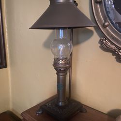 Vintage Copper Train Car Lamp