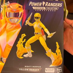 Mighty Morphins Lightning Collection Remastered Yellow Power Range