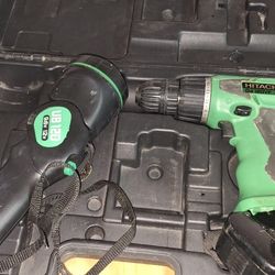 hitachi drill and flah light