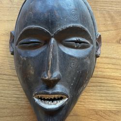 African Face Mask Hand Carving L:10