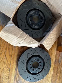 Audi TT R32 custom brake rotors