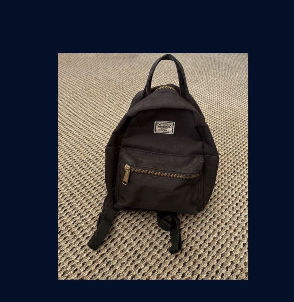 Black Mini Backpack Herschel Supply Co. 