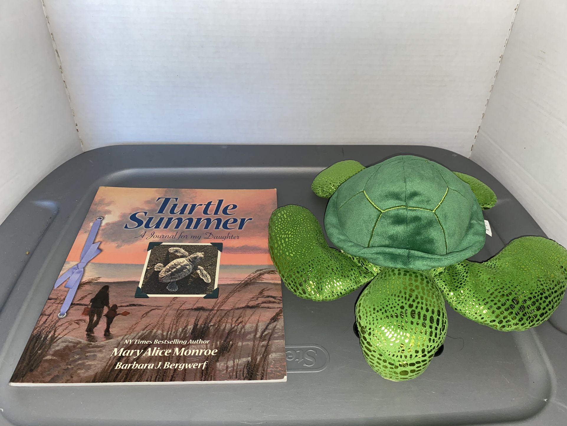 SweetSea  Turtle Plush With Sea Turtle Book For Kids 