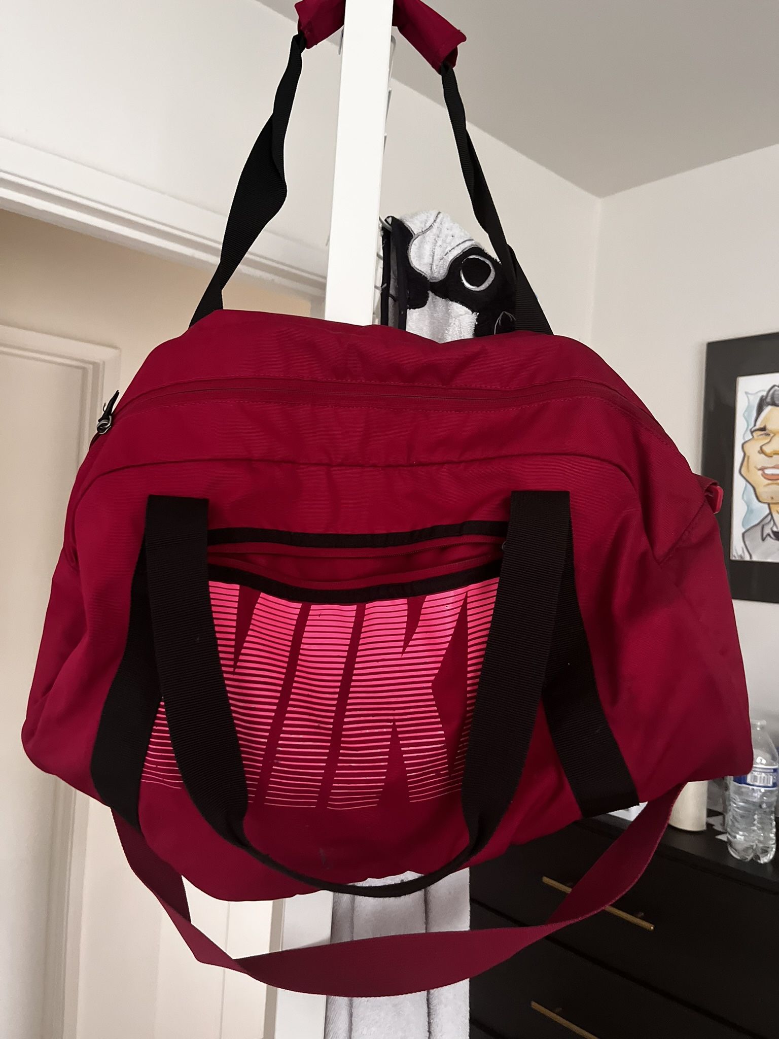 Pink/Red Nike Gym Bag.
