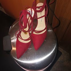 Size 8 Red High Heels $10 Firm Price Nocalls Local Pickup 