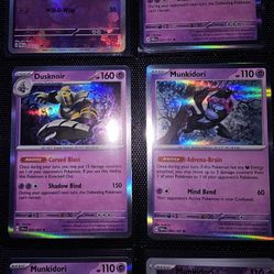 Holofoil Dusknoir /Munkidori Holofoil bundle (pokemon TCG)