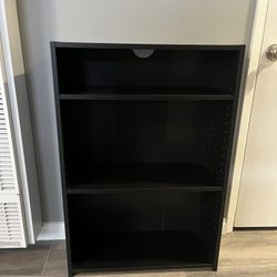 Small Black Book Case Shelf