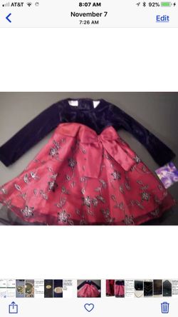 New with tags, Holiday dress size 24 months Suggested retail $50