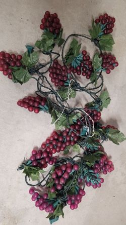 3 sets of grape lights