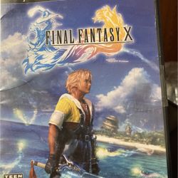 PS2 Final Fantasy X Game Someone Broke The Case